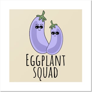 Eggplant Squad Cool Eggplants Posters and Art